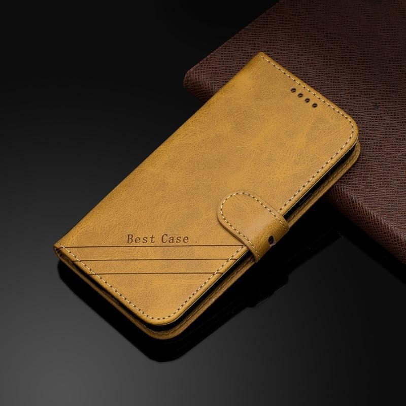 Wallet PU kožené peněženkové puzdro na mobil Xiaomi Poco F2 Pro - hnedé