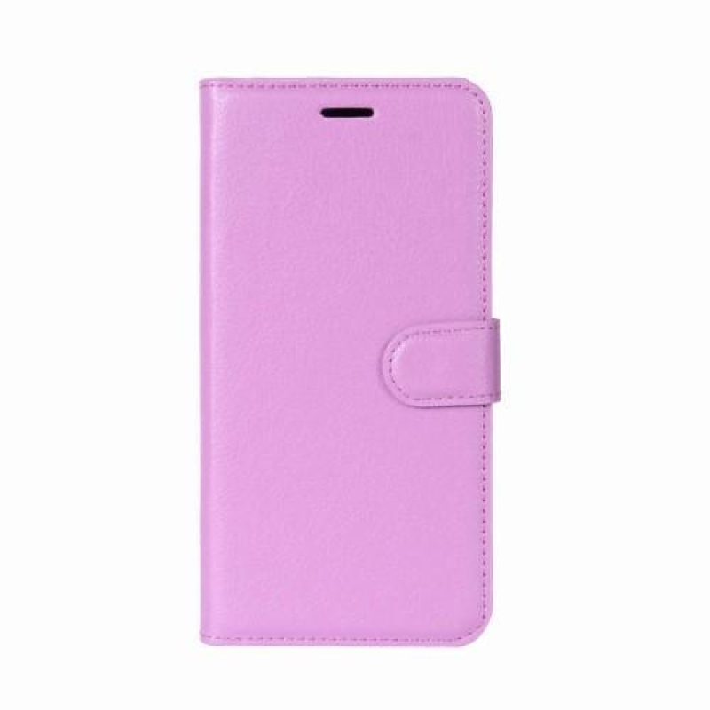 Wallet PU kožené puzdro na Huawei P20 Lite - fialové