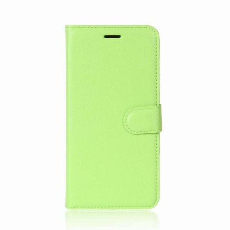 Wallet PU kožené puzdro na Huawei P20 Lite - zelené