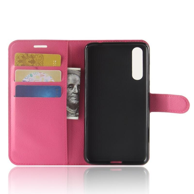 Wallet PU kožené puzdro na Huawei P20 Pro - rose