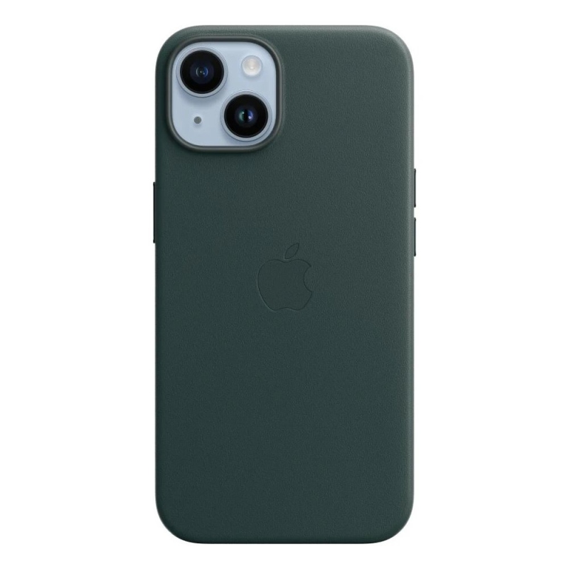 MPP53FE/A Apple Kožený Kryt vr. MagSafe pre iPhone 14 Forest Green