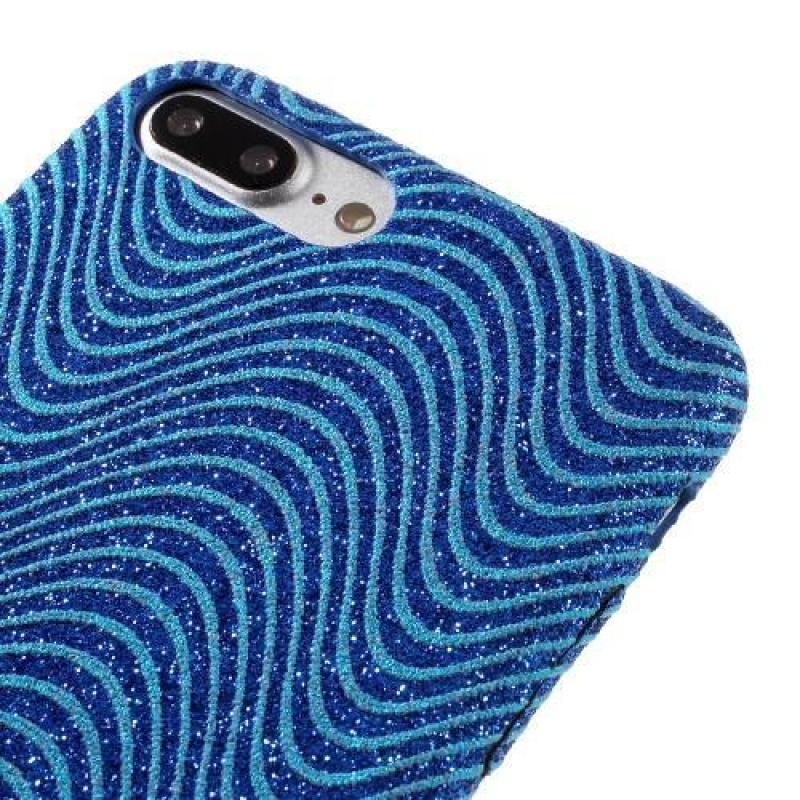 Wave plastový obal na iPhone 7 Plus a iPhone 8 Plus - modrý