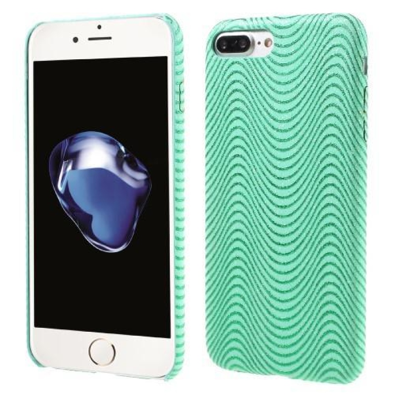 Wave plastový obal na iPhone 7 Plus a iPhone 8 Plus - zelený