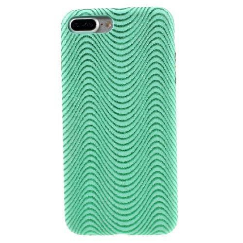 Wave plastový obal na iPhone 7 Plus a iPhone 8 Plus - zelený