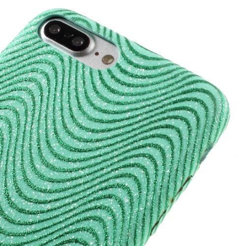 Wave plastový obal na iPhone 7 Plus a iPhone 8 Plus - zelený