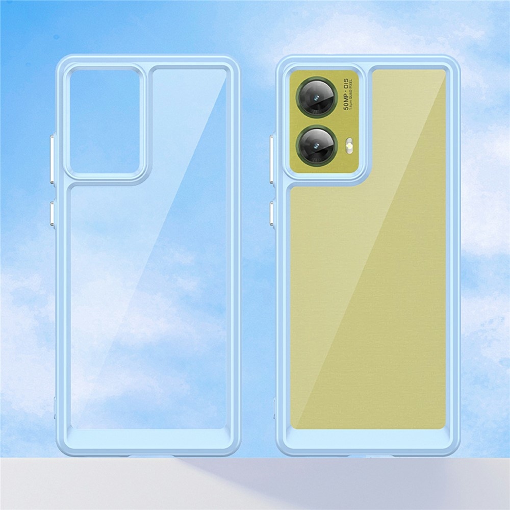 Gélový obal s pevným chrbtom na Motorola Moto G85 5G - modrý