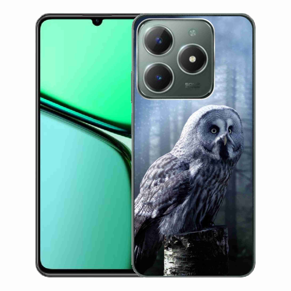 Gélový kryt mmCase na Realme C61 - sova