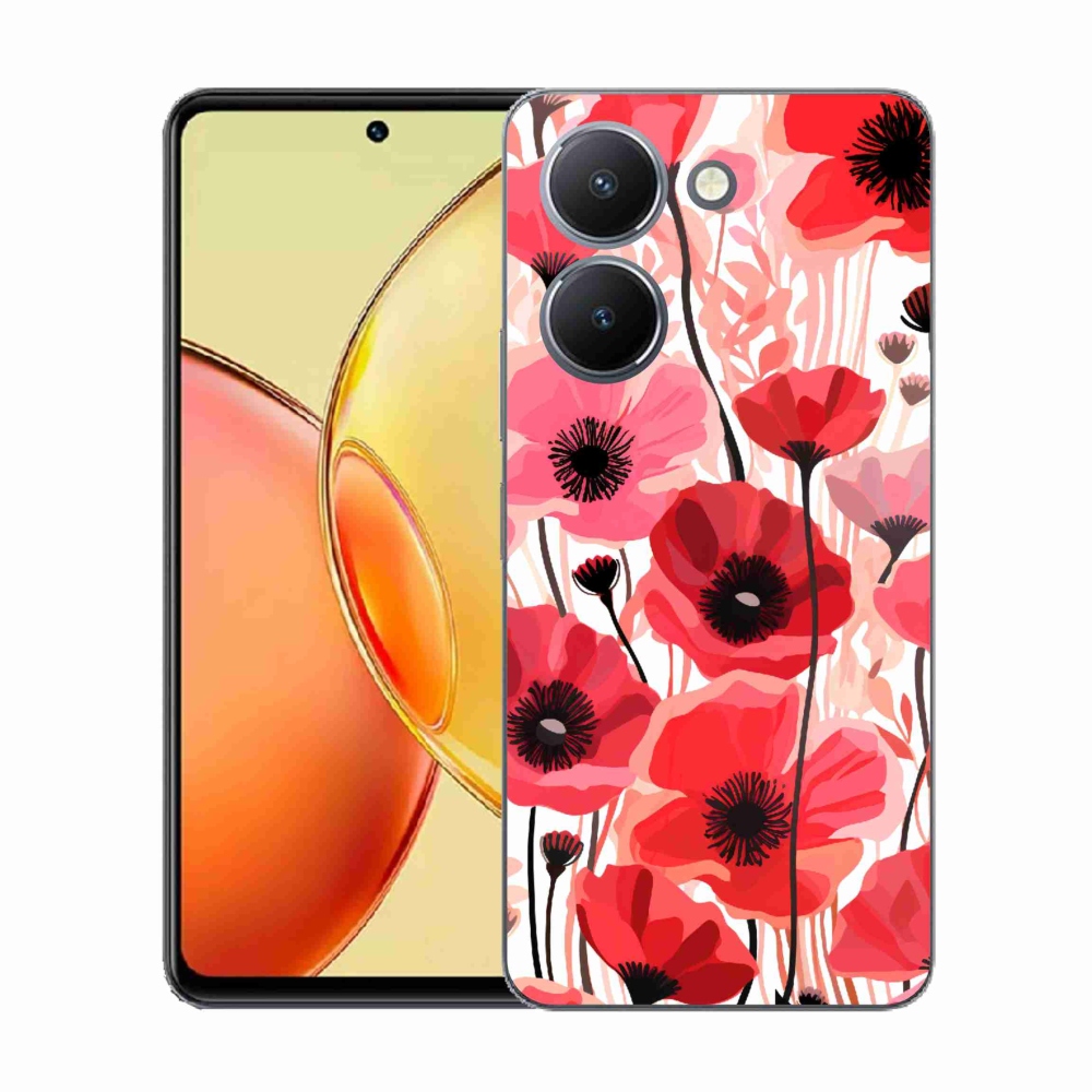 Gélový kryt mmCase na Vivo Y36 - vlčí mak 1
