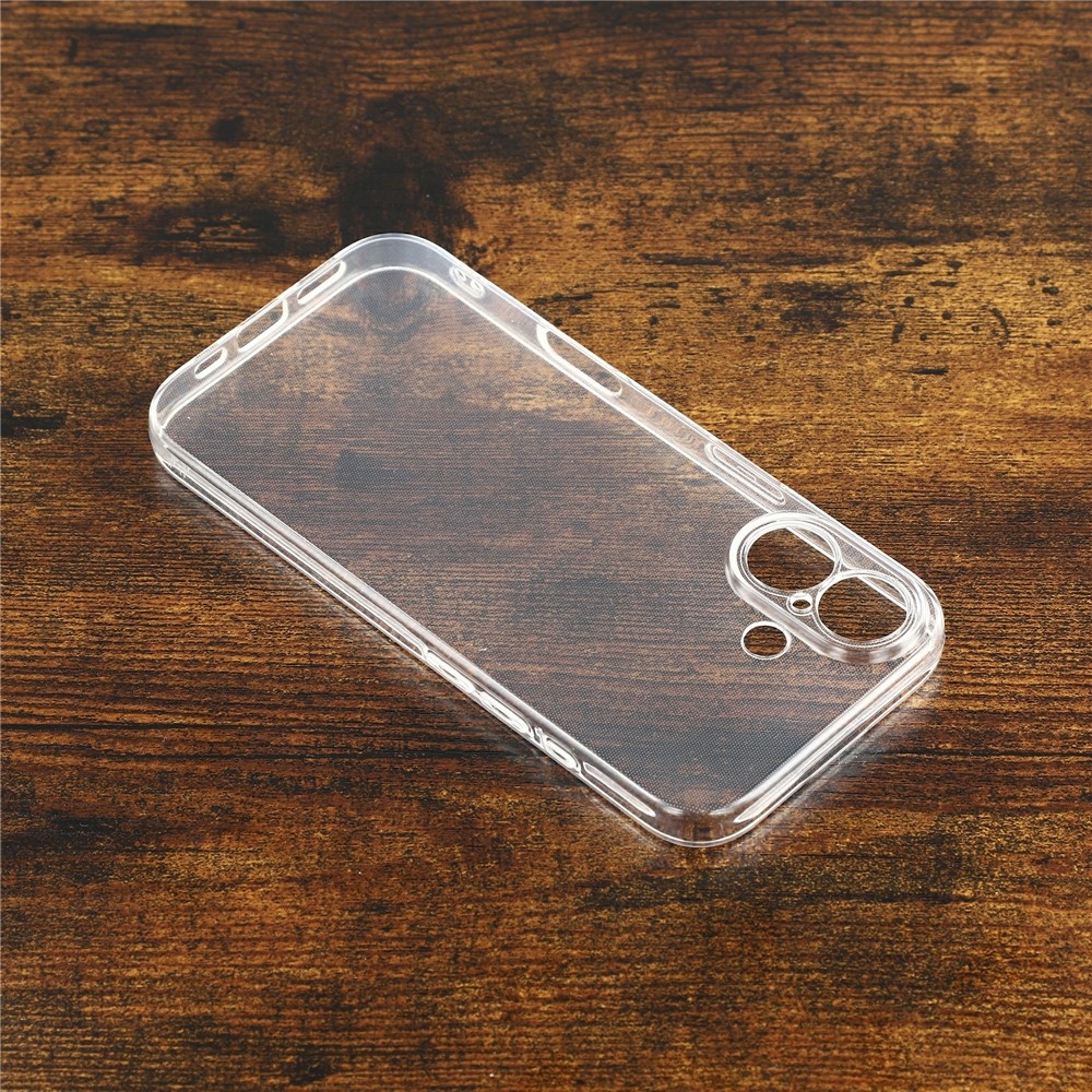 Priehľadný gélový obal na iPhone 17 - priehľadný