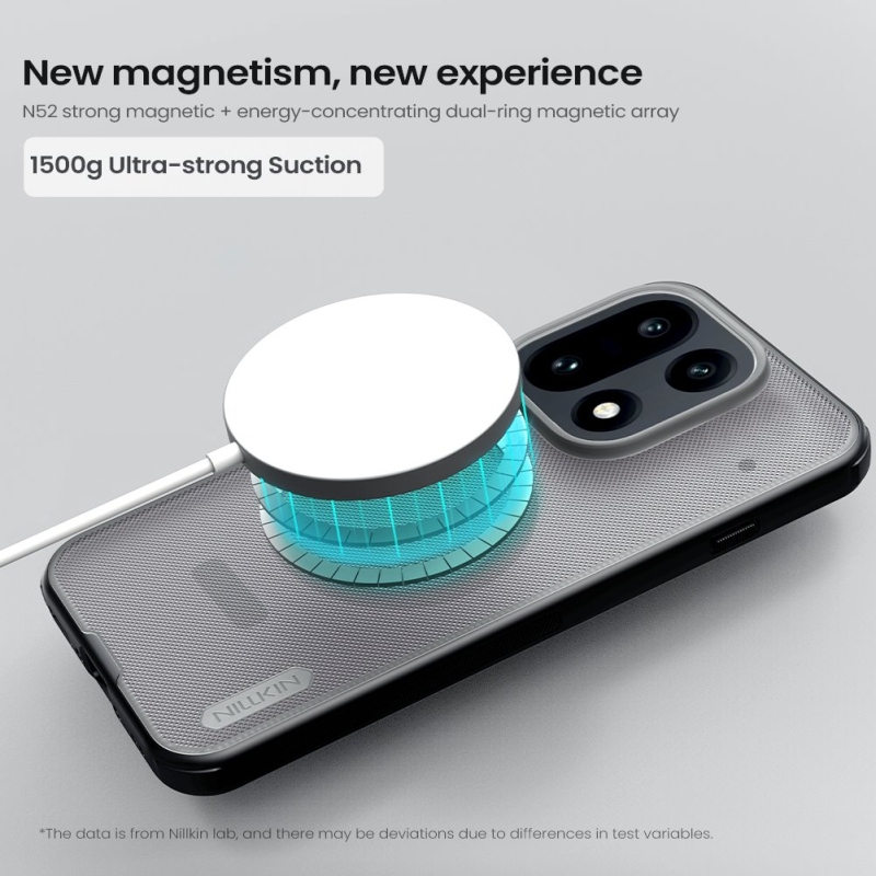 Nillkin Super Frosted PRO Magnetický zadný kryt pre OnePlus 15 Transparent Black