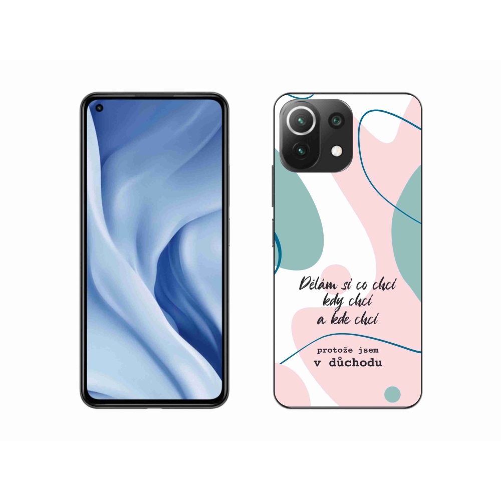 Gélový kryt mmCase na Xiaomi Mi 11 Lite 4G/5G - vtipný text 10 biele pozadie