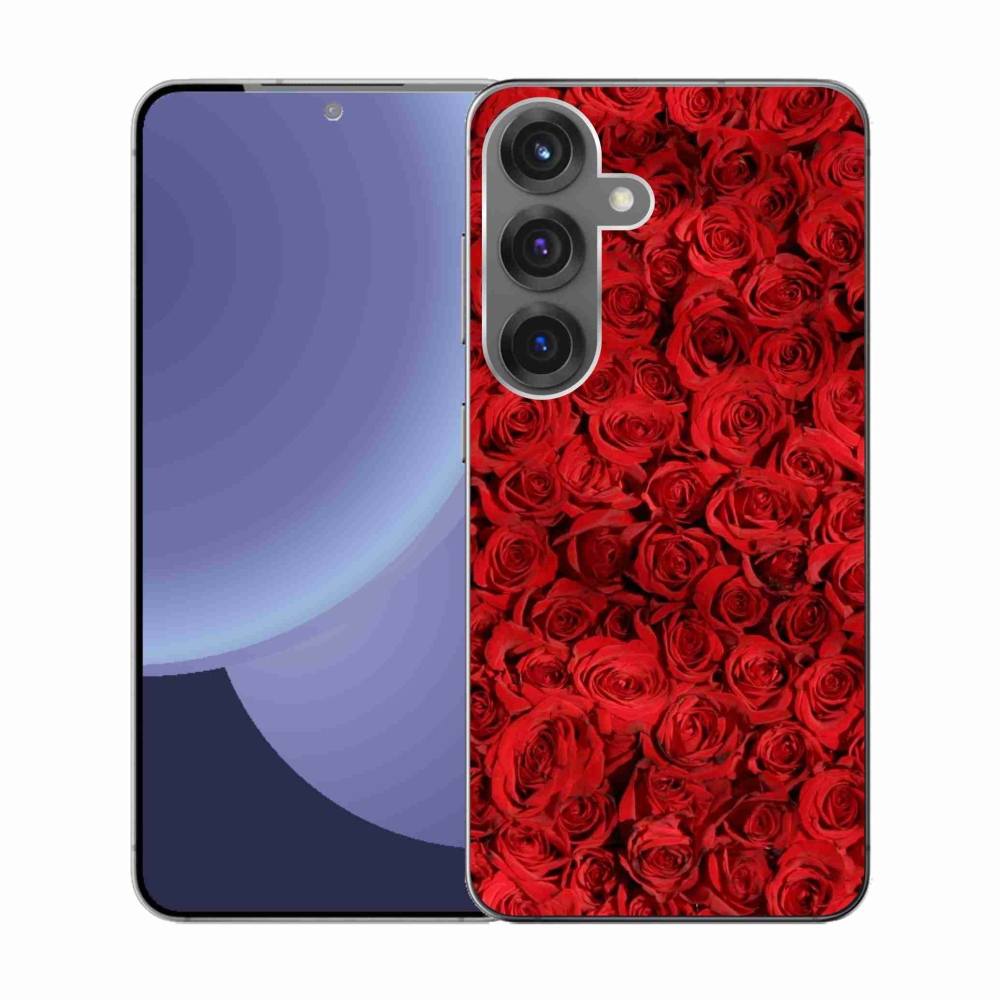 Gélový kryt mmCase na Samsung Galaxy S25 - ruža