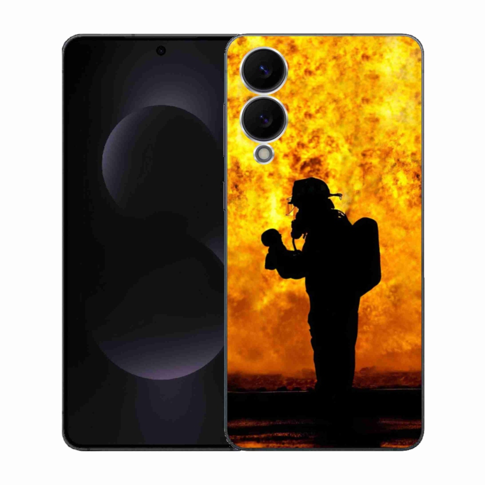 Gélový kryt mmCase na Samsung Galaxy S25 Edge - hasič
