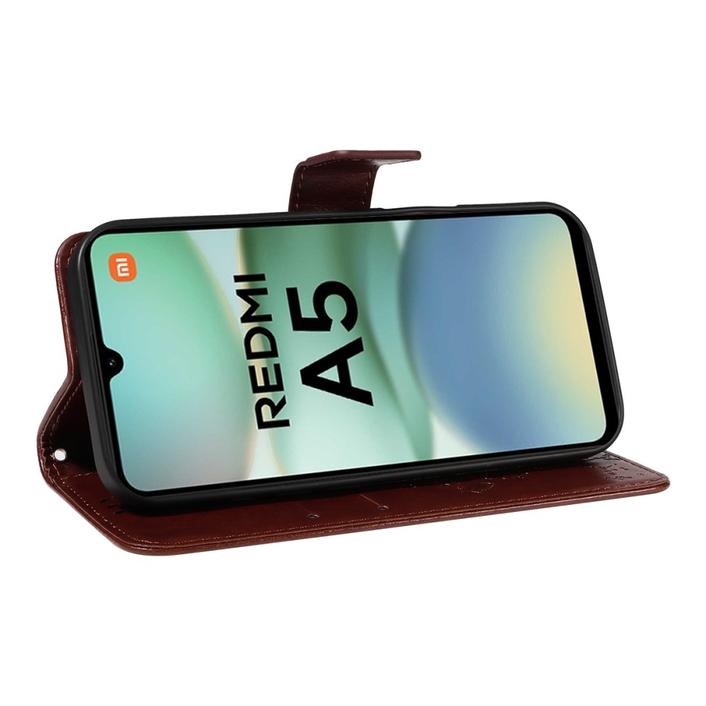 Trees knižkové púzdro na Xiaomi Redmi A5 (171.7x77.8x8.3mm) - hnedé