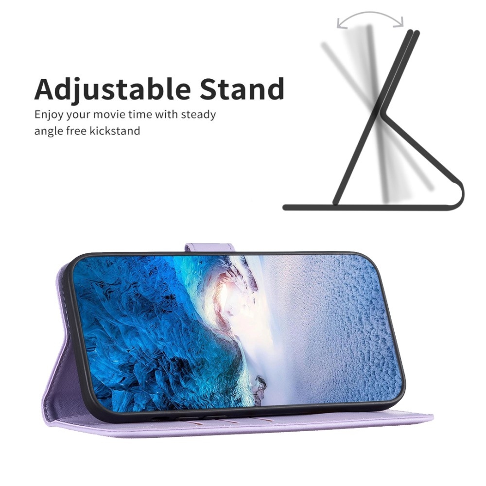 BNF knižkové púzdro na Samsung Galaxy S25 Edge - svetlofialové