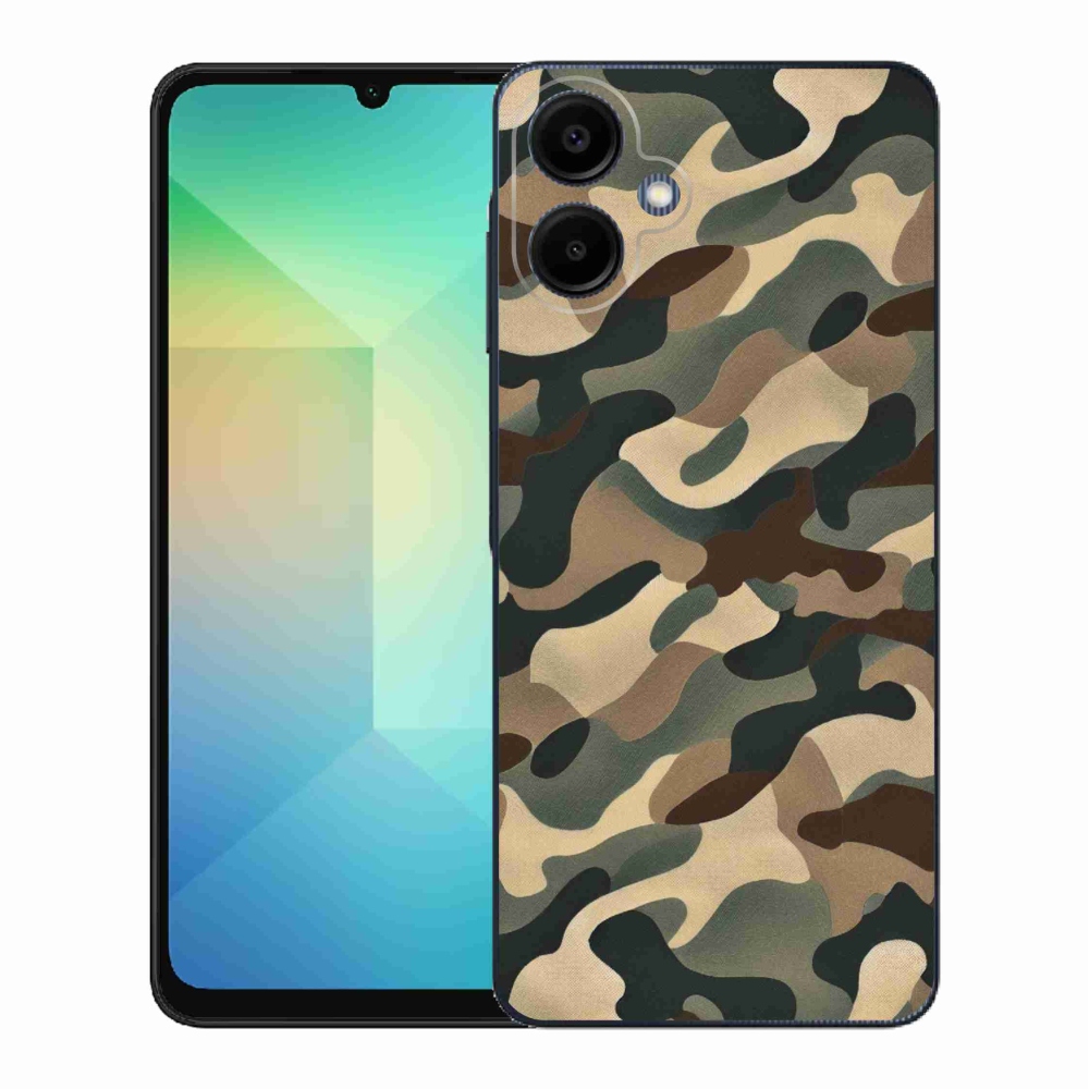 Gélový kryt mmCase na Samsung Galaxy A06 4G - maskáčový vzor 11
