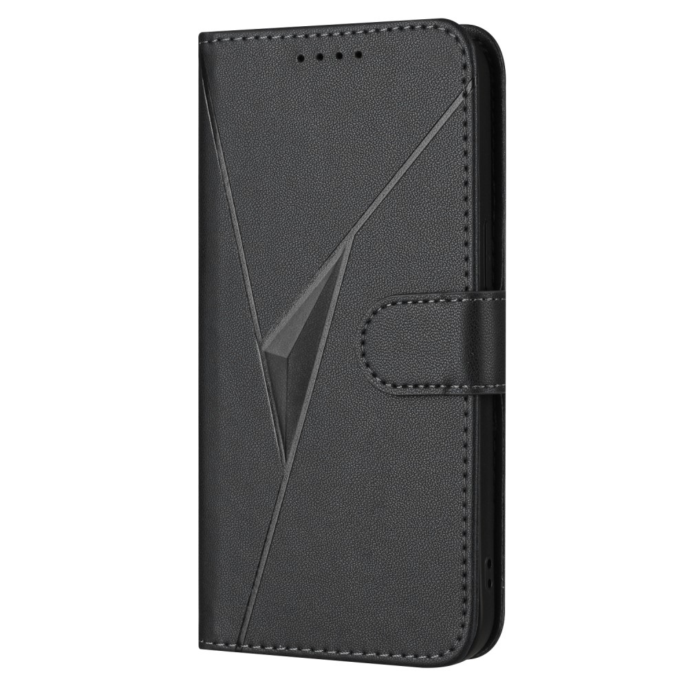Triangles knižkové puzdro na Honor 400 Lite - čierne