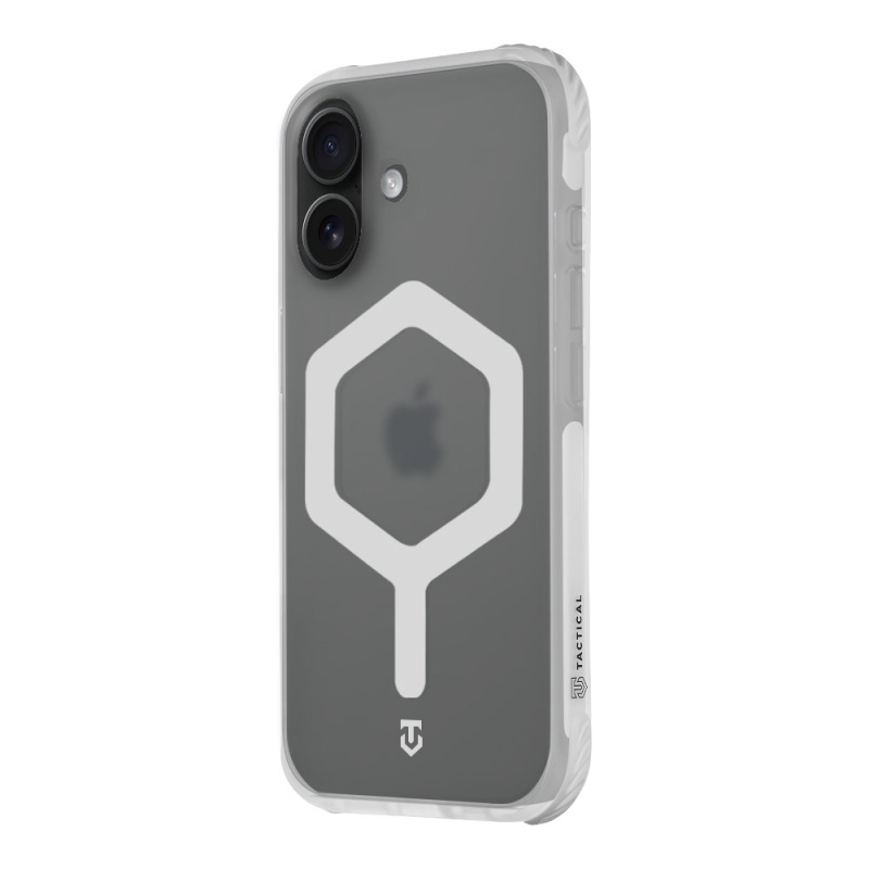 Taktický kryt MagForce Hexagon pre Apple iPhone 16 T-White