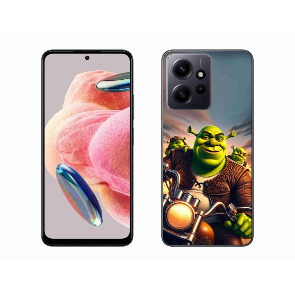 Gélový kryt mmCase na Xiaomi Redmi Note 12 4G - shrek na motorke