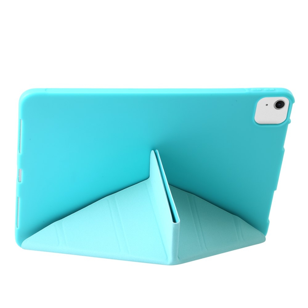 Origamis inteligentné polohovacie puzdro na tablet iPad Air 13 (2024)/(2025) - svetlomodré