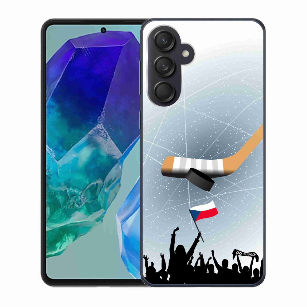 Gélový kryt mmCase na Samsung Galaxy M55 5G - fanúšikovia hokeja