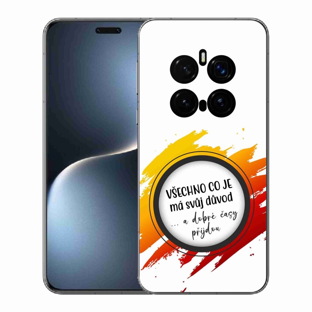 Gélový kryt mmCase na Honor Magic 7 Pro 5G - citát 3 biele pozadie