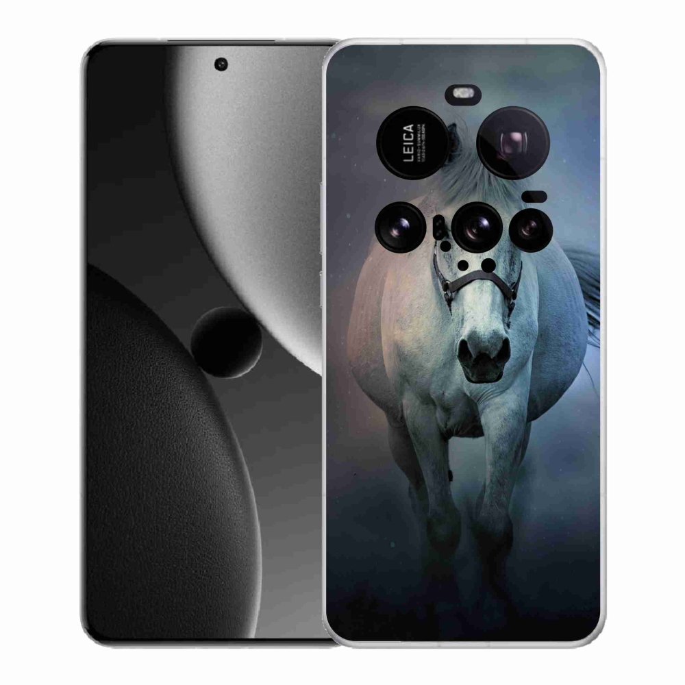 Gélový kryt mmCase na Xiaomi 15 Ultra - bežiaci biely kôň