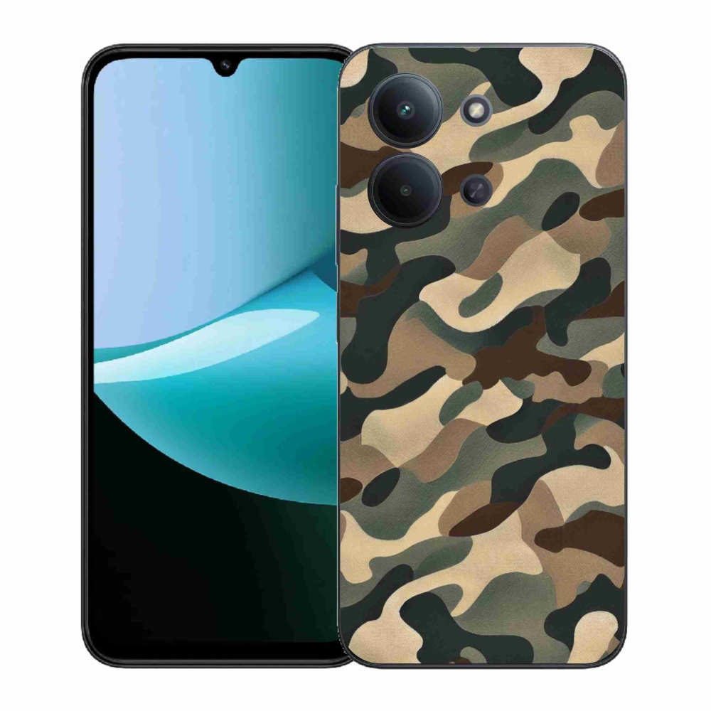 Gélový kryt mmCase na Xiaomi Redmi 15C 4G (171mm)/Poco C85 4G (171mm) - maskáčový vzor 11