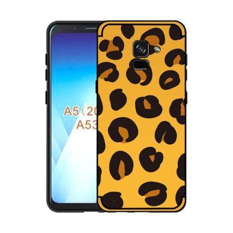 Wild gélový  obal na Samsung Galaxy A8 (2018) - leopard