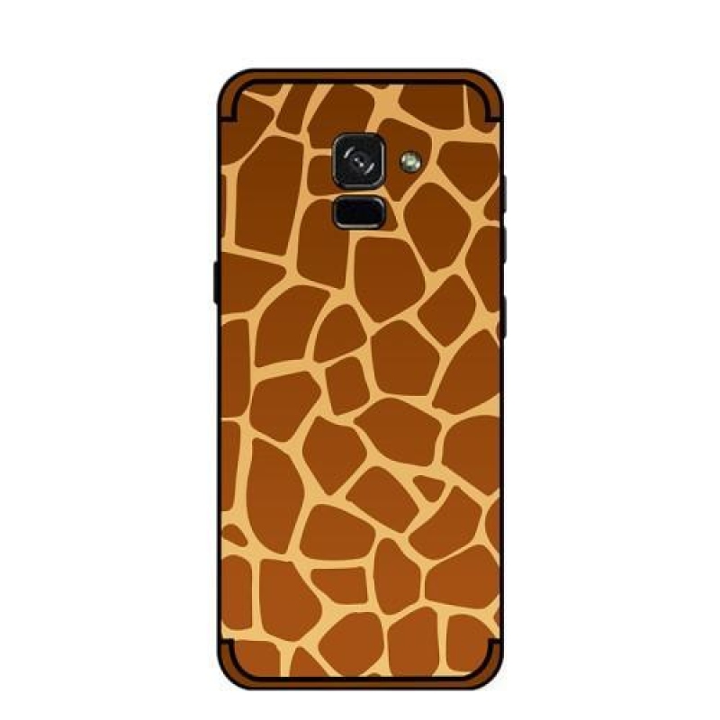 Wild gélový  obal na Samsung Galaxy A8 (2018) - žirafa