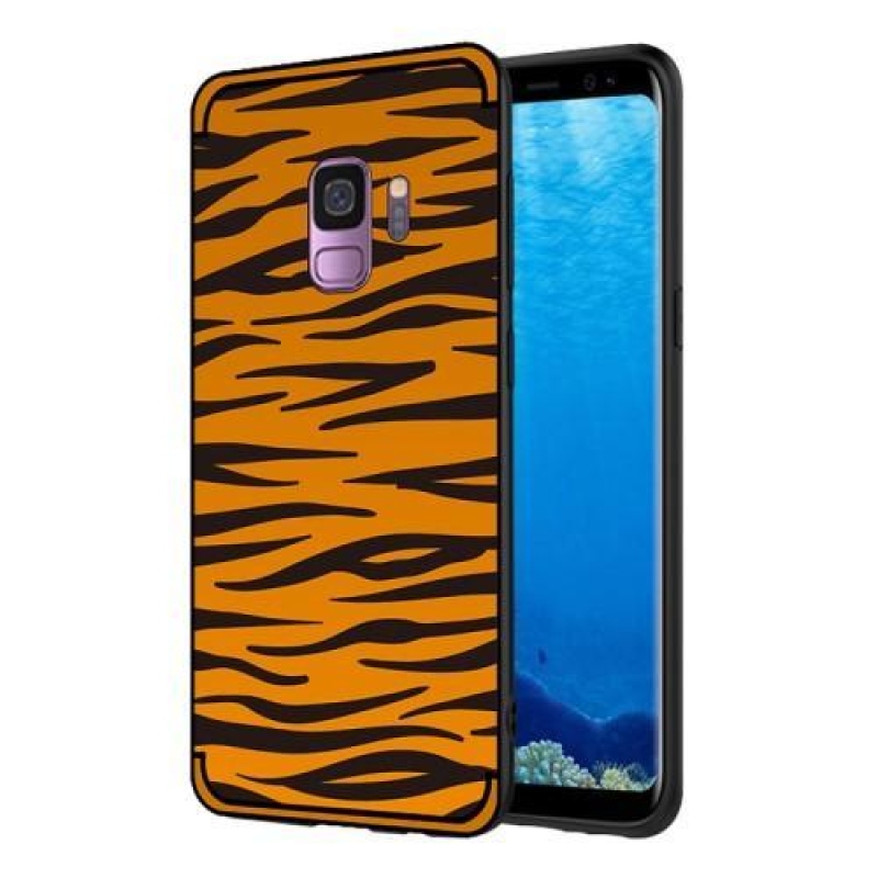 Wild gélový obal na Samsung Galaxy S9 - hnedá zebra