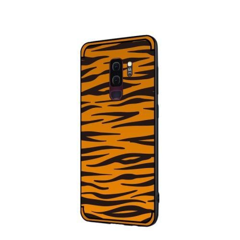 Wild gélový obal na Samsung Galaxy S9+ - hnedá zebra