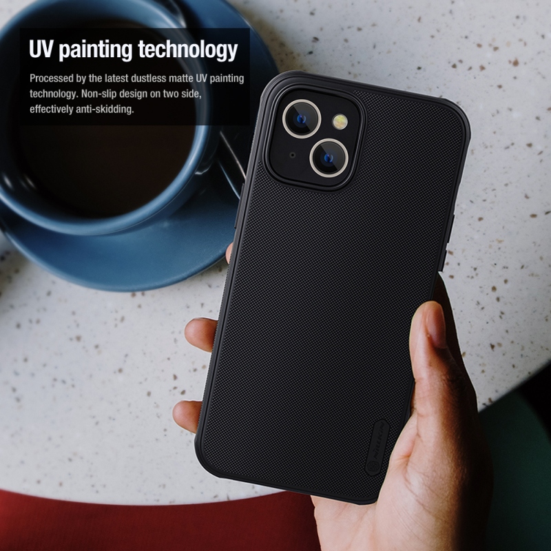 Nillkin Super Frosted PRE Magnetic Zadný Kryt pre Apple iPhone 13/14 Black