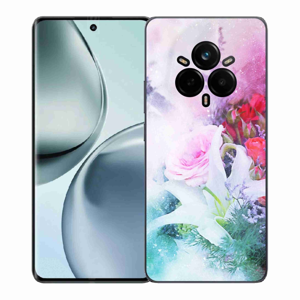 Gélový kryt mmCase na Realme 14 Pro+ 5G - kvety 4