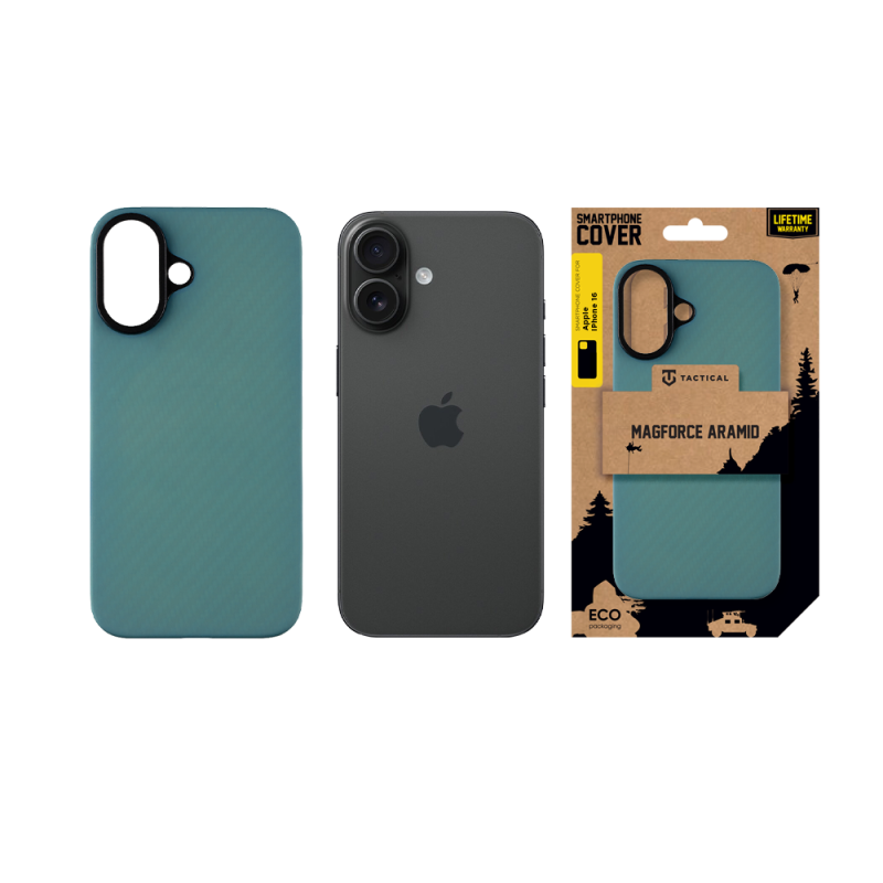 Taktický kryt MagForce Aramid pre Apple iPhone 16 Blue Jay