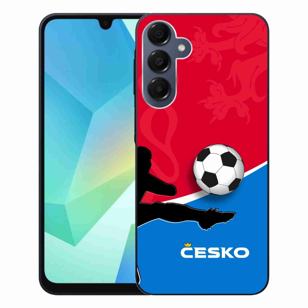 Gélový kryt mmCase na Samsung Galaxy A16 4G/5G - futbal Česko 2