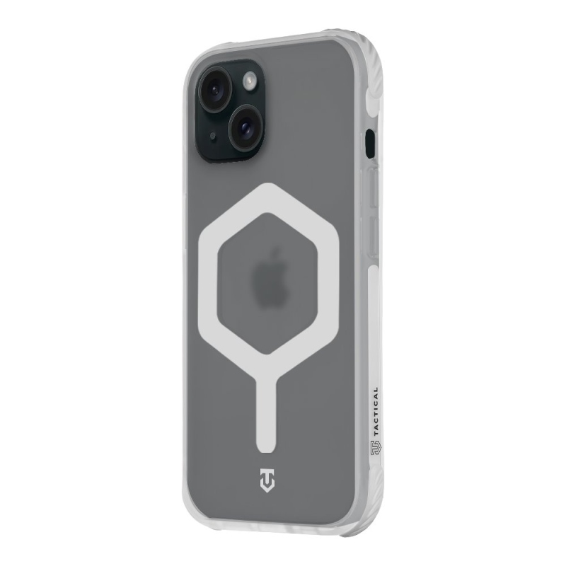 Taktický kryt MagForce Hexagon pre Apple iPhone 15 T-White