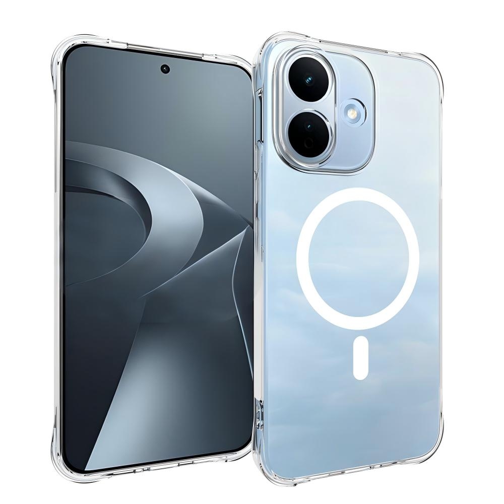 WL1 priehľadný gélový obal s rohmi + 2x celoplošné sklo na Xiaomi Redmi Note 17 Pro 5G