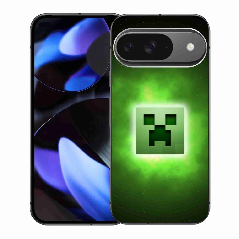 Gélový kryt mmCase na Google Pixel 9/9 Pro - minecraft