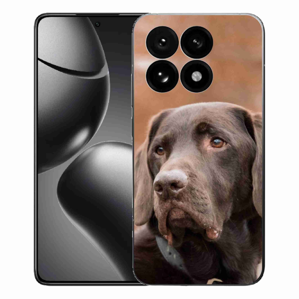 Gélový kryt mmCase na Xiaomi 15T - hnedý labrador