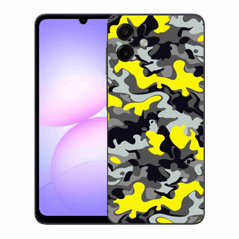Gélový kryt mmCase na Samsung Galaxy A07 4G - maskáčový vzor 6