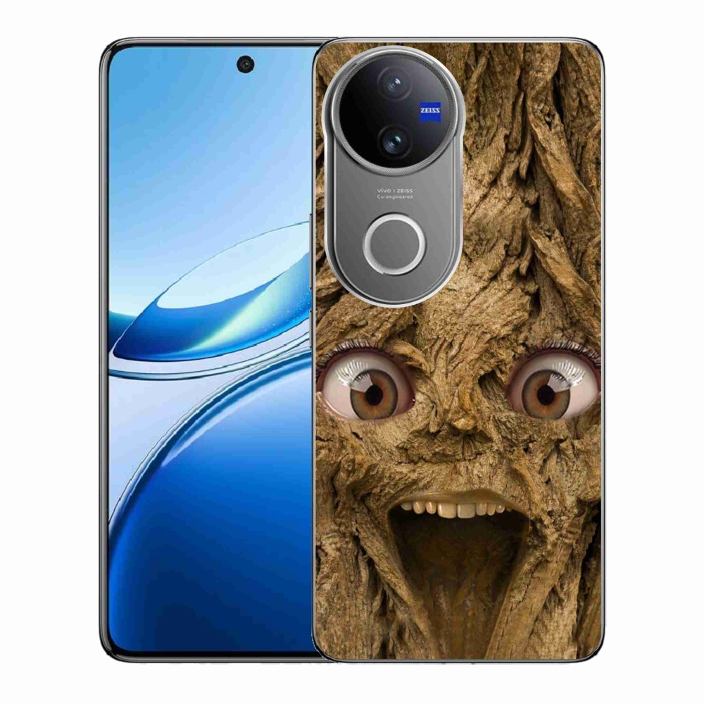 Gélový kryt mmCase na Vivo V50 5G - veselý strom s očami