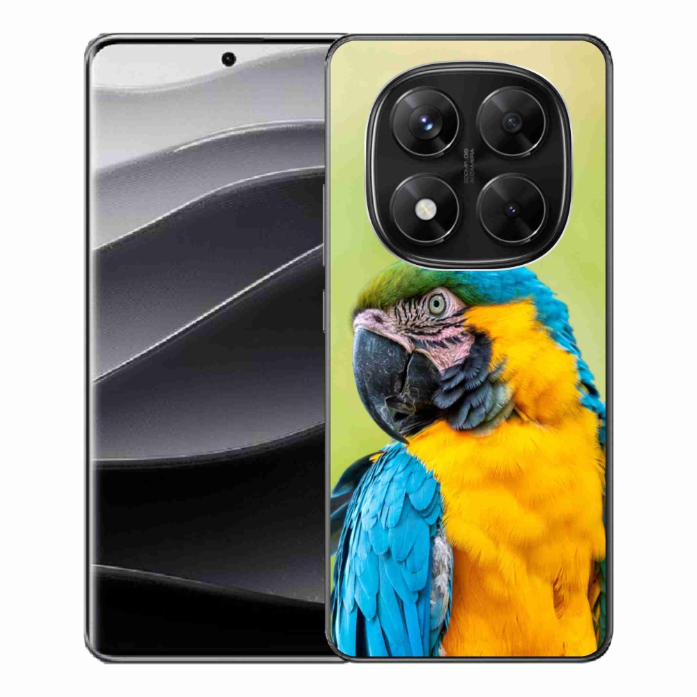 Gélový kryt mmCase na Xiaomi Redmi Note 14 Pro 5G/Poco X7 5G - papoušek ara 2
