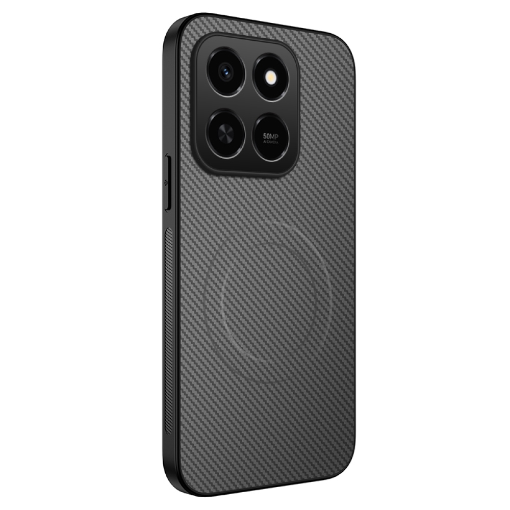 WLF gélový obal s pevným chrbtom a MagSafe na Honor 400 Smart 5G/4G/Honor X7d - šedý