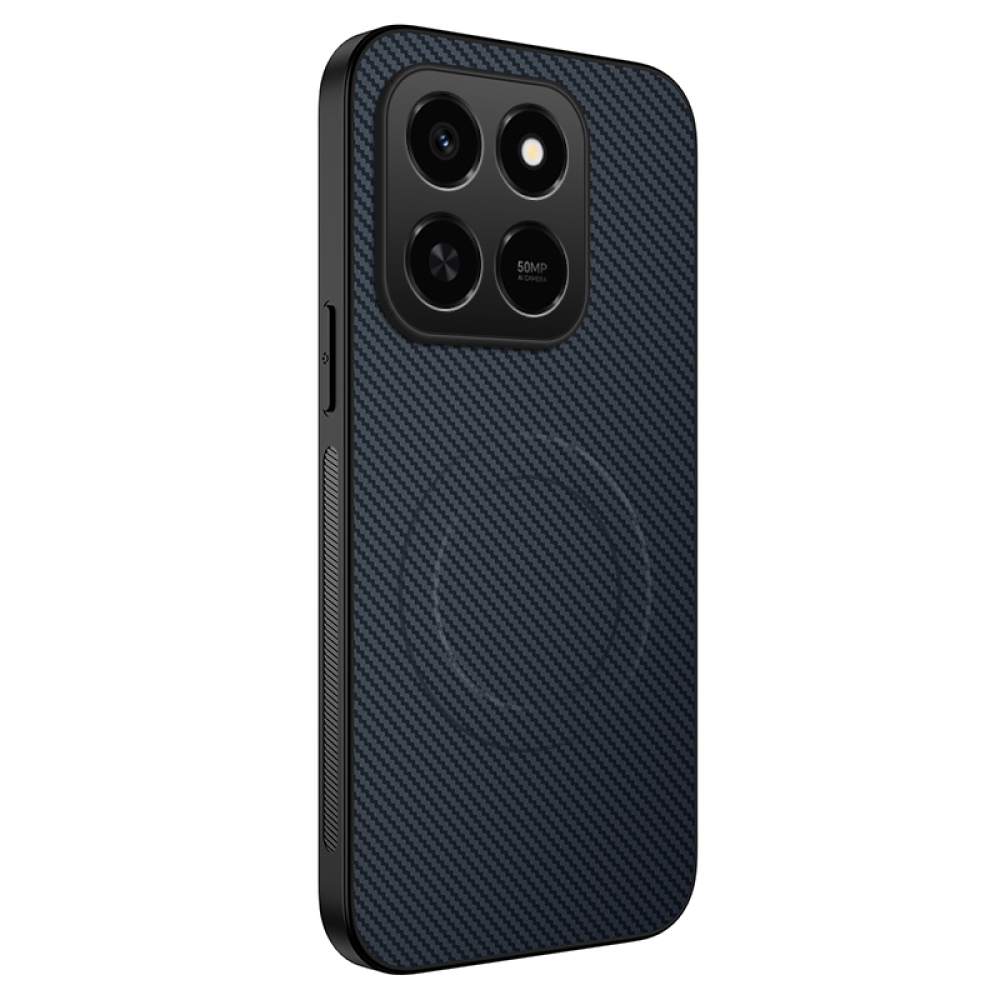 WLF gélový obal s pevným chrbtom a MagSafe na Honor 400 Smart 5G/4G/Honor X7d - tmavomodrý