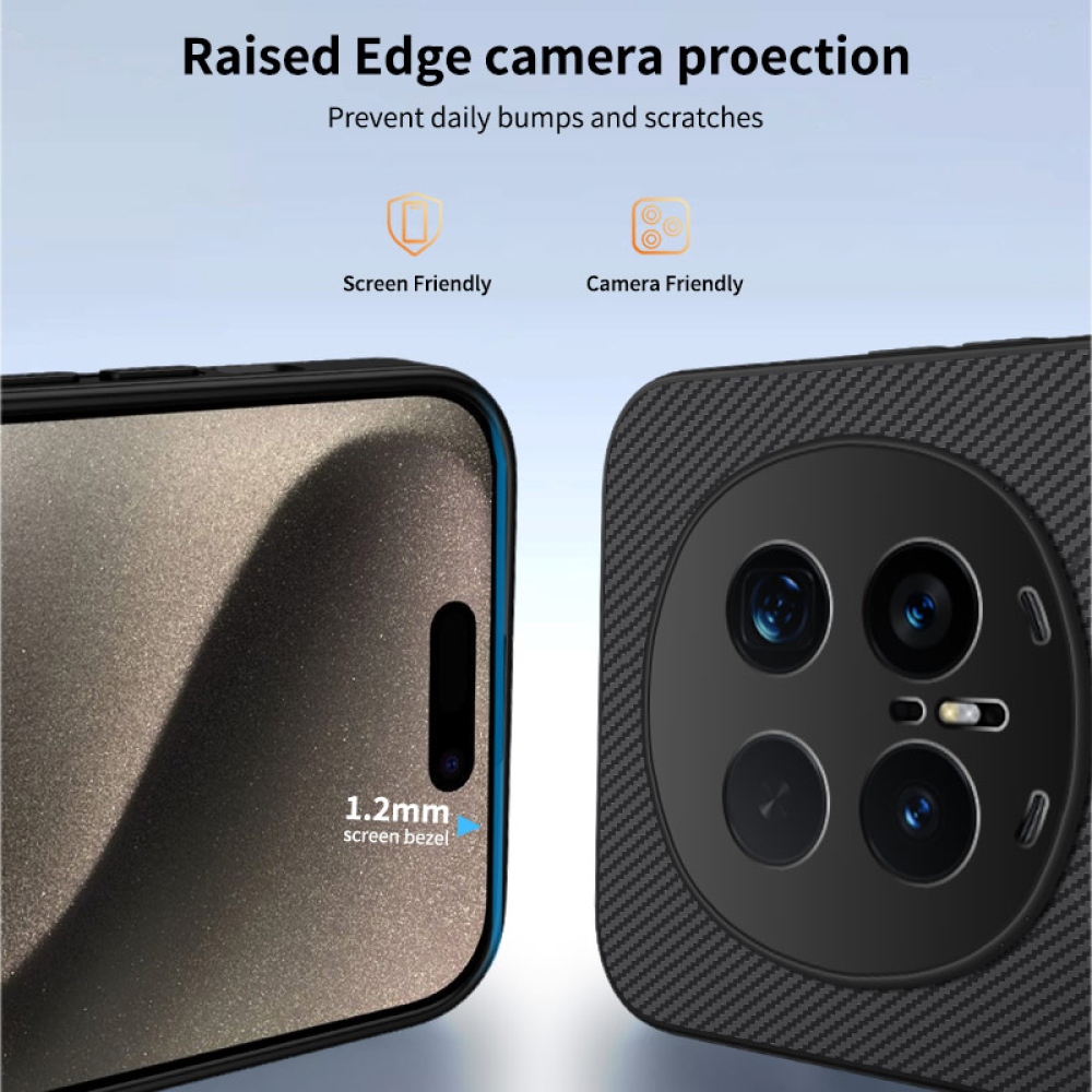 WLF gélový obal s pevným chrbtom a MagSafe na Honor Magic 8 Pro 5G - čierny