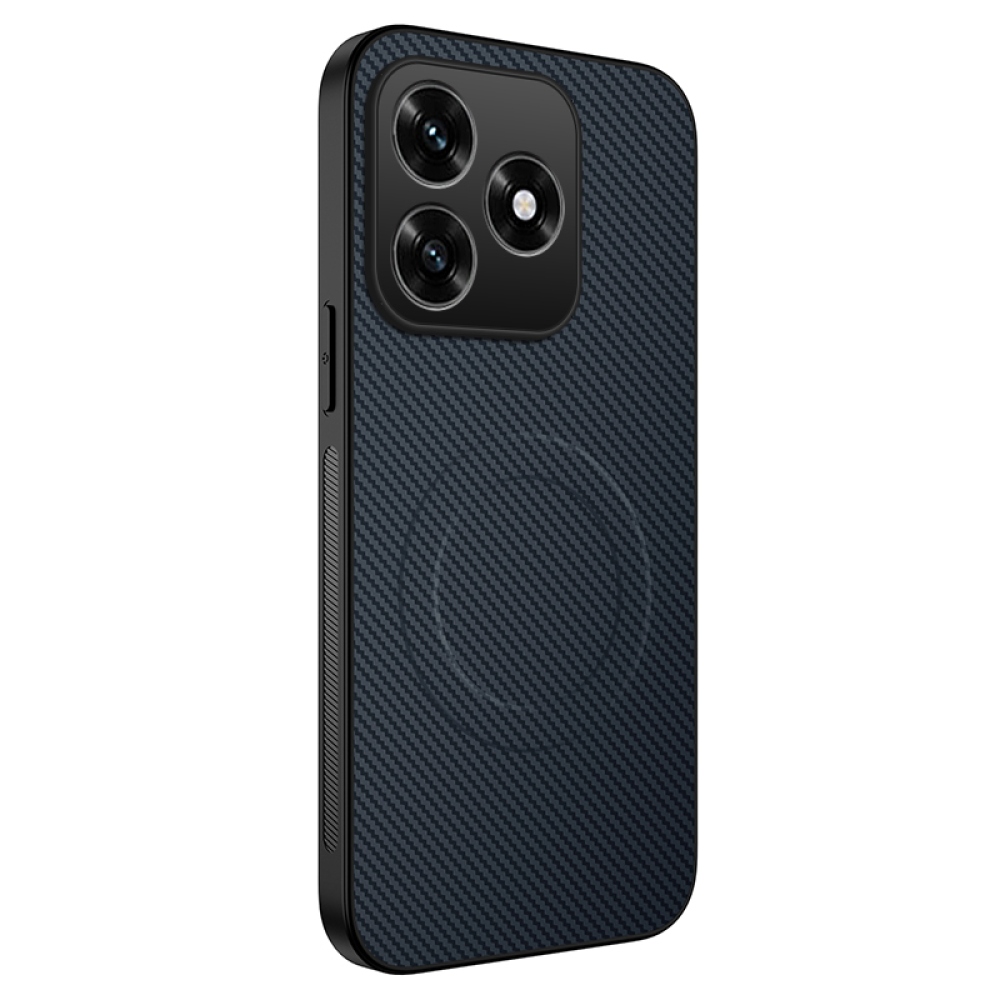 WLF gélový obal s pevným chrbtom a MagSafe na Honor X5c Plus - tmavomodrý