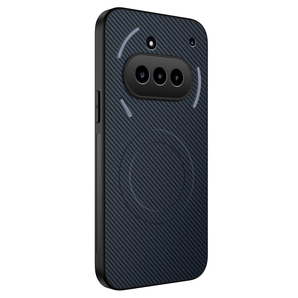 WLF gélový obal s pevným chrbtom a MagSafe na Nothing Phone (3a) - tmavomodrý