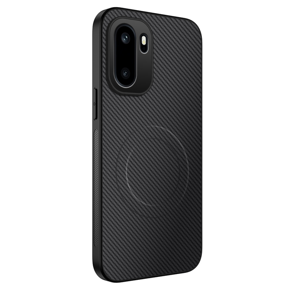 WLF gélový obal s pevným chrbtom a MagSafe na OnePlus 15R 5G - čierny