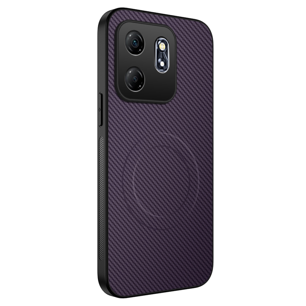 WLF gélový obal s pevným chrbtom a MagSafe na Oppo Reno 15 Pro 5G - fialový